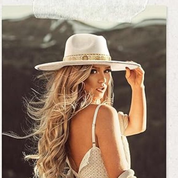Big Wide Brim Boho Western Hat main image 6